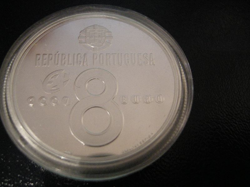 (afbeelding voor) 8 Euromunt Portugal 2007 Proof in capsule